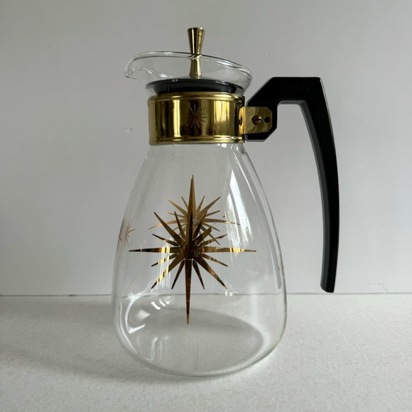 Vintage Midcentury Atomic Coffee Carafe - Picture 8 of 16